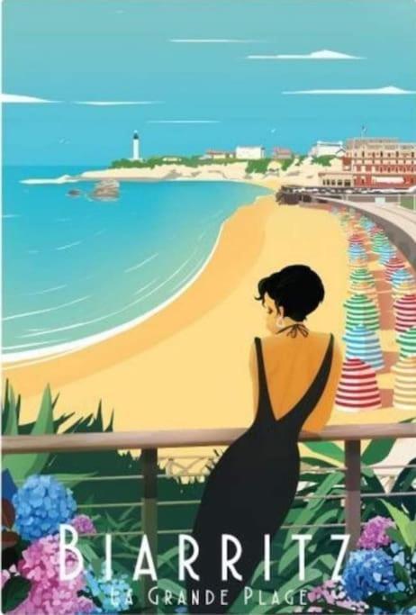 Magnifique T3 - Grande Plage Biarritz Exteriér fotografie